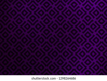 Dark Purple vector template with sticks, squares. Modern geometric abstract illustration with lines, squares. Pattern for websites, landing pages.