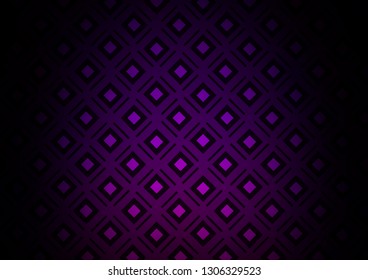 Dark Purple vector template with sticks, squares. Shining colorful illustration with lines, rectangles. Pattern for business booklets, leaflets.