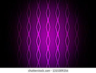 Dark Purple vector template with sticks, squares. Modern geometric abstract illustration with lines, squares. Smart design for your business advert.