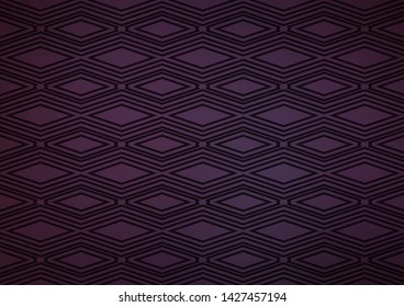 Dark Purple vector template with sticks, squares. Glitter abstract illustration with colorful lines, rhombuses. Pattern for ads, posters, banners.