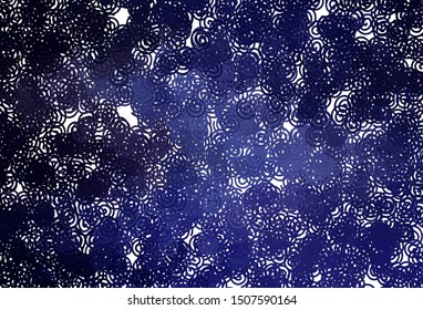 Dark Purple vector template with wry lines. Glitter abstract illustration with wry lines. Abstract design for your web site.