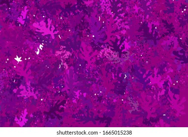 Textura vector púrpura oscura con formas abstractas. Ilustración con formas de degradado coloridas en estilo abstracto. Fondo para un teléfono móvil.