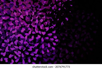 Dark Purple vector texture with abstract forms. Simple colorful illustration with abstract gradient shapes. Modern design for your business card.