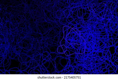 Dark Purple vector texture with abstract forms. Colorful chaotic forms with gradient in modern style. Simple design for your web site.