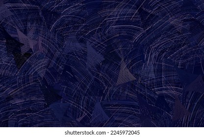 Dark Purple vector texture with abstract forms.