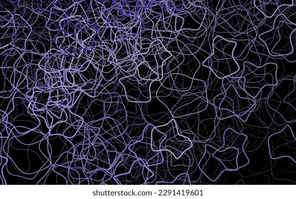 Dark Purple vector texture with abstract forms. Decorative design in abstract style with random forms. Modern design for your business card.