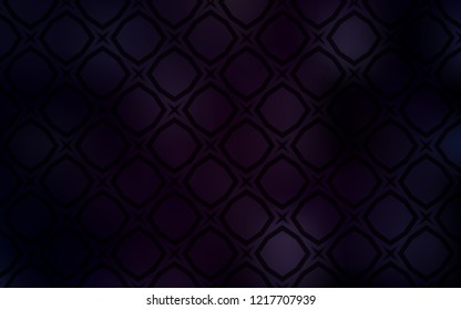 Dark Purple vector texture with beautiful stars. Glitter abstract illustration with colored stars. Pattern for new year ad, booklets.