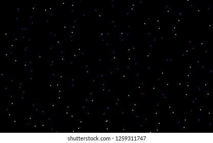 Dark Purple vector texture with beautiful stars. Stars on blurred abstract background with gradient. Smart design for your business advert.