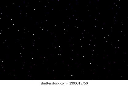 Dark Purple vector texture with beautiful stars. Glitter abstract illustration with colored stars. The pattern can be used for wrapping gifts.