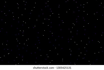 Dark Purple vector texture with beautiful stars. Shining colored illustration with stars. The template can be used as a background.