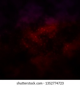 Dark Purple vector texture with beautiful stars. Shining colorful illustration with small and big stars. Best design for your ad, poster, banner.