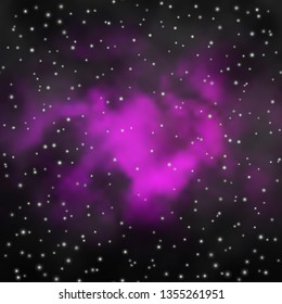 Dark Purple vector texture with beautiful stars. Modern geometric abstract illustration with stars. Pattern for websites, landing pages.