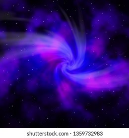 Dark Purple vector texture with beautiful stars. Decorative illustration with stars on abstract template. Pattern for new year ad, booklets.