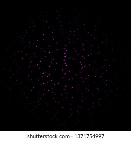 Dark Purple vector texture with beautiful stars. Shining colorful illustration with small and big stars. Pattern for new year ad, booklets.