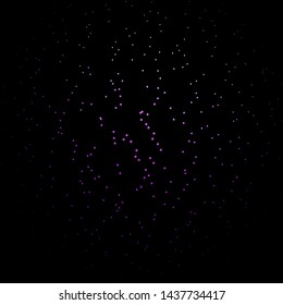 Dark Purple vector texture with beautiful stars. Blur decorative design in simple style with stars. Pattern for new year ad, booklets.