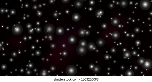 Dark Purple vector texture with beautiful stars. Modern geometric abstract illustration with stars. Pattern for new year ad, booklets.
