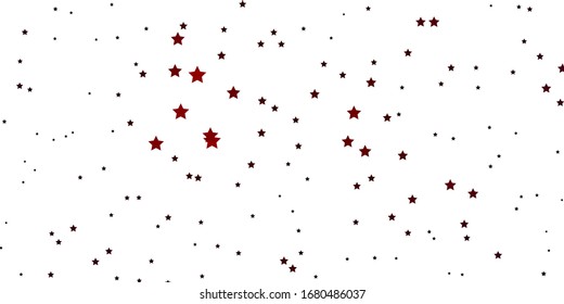 Dark Purple vector texture with beautiful stars. Shining colorful illustration with small and big stars. Best design for your ad, poster, banner.