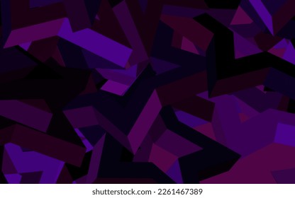 Dark Purple vector texture with beautiful stars. Blurred decorative design in simple style with stars. Smart design for your business advert.