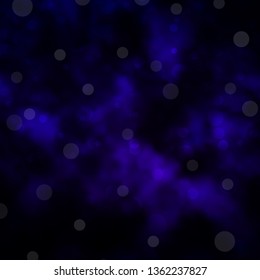 Dark Purple vector texture with circles. Modern abstract illustration with colorful circle shapes. Pattern for websites, landing pages.