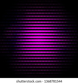 Dark Purple vector texture with circles. Abstract colorful disks on simple gradient background. Pattern for business ads.