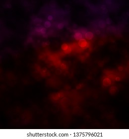 Dark Purple vector texture with circles. Abstract decorative design in gradient style with bubbles. Design for your commercials.