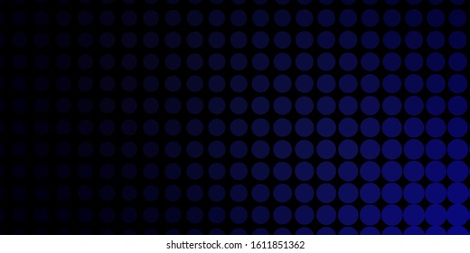 Dark Purple vector texture with circles. Abstract illustration with colorful spots in nature style. Pattern for websites, landing pages.