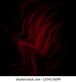 Dark Purple vector texture with circular arc. Colorful abstract illustration with gradient curves. Pattern for commercials, ads.