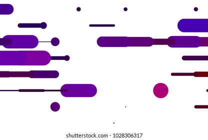 Dark Purple vector texture with colored capsules. Blurred decorative design in simple style with lines. The template can be used as a background.