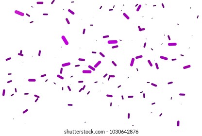 Dark Purple vector texture with colored capsules. Decorative shining illustration with lines on abstract template. The pattern can be used for websites.