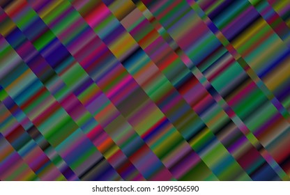 Dark Purple vector texture with colored lines. Shining colored illustration with narrow lines. Best design for your ad, poster, banner.