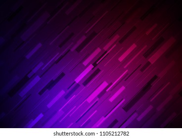 Dark Purple vector texture with colored lines. Blurred decorative design in simple style with lines. Best design for your ad, poster, banner.