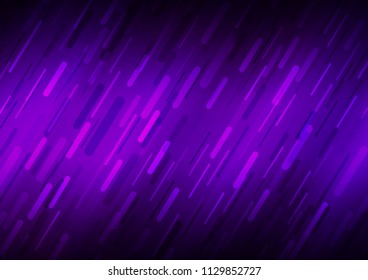 Dark Purple vector texture with colored lines. Shining colored illustration with narrow lines. The pattern can be used for busines ad, booklets, leaflets