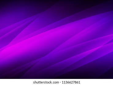 Dark Purple vector texture with colored lines. Decorative shining illustration with lines on abstract template. The pattern can be used as ads, poster, banner for commercial.