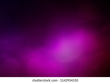 Dark Purple vector texture with colored lines. Glitter abstract illustration with colored sticks. The template can be used as a background.