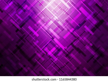 Dark Purple vector texture with colored lines. Modern geometrical abstract illustration with staves. The pattern can be used as ads, poster, banner for commercial.
