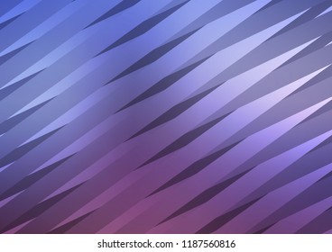 Dark Purple vector texture with colored lines. Glitter abstract illustration with colored sticks. The pattern can be used as ads, poster, banner for commercial.