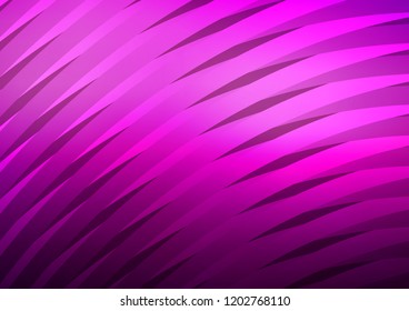 Dark Purple vector texture with colored lines. Lines on blurred abstract background with gradient. Best design for your ad, poster, banner.