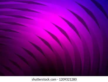 Dark Purple vector texture with colored lines. Modern geometrical abstract illustration with staves. Smart design for your business advert.