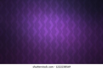 Dark Purple vector texture with colored lines. Modern geometrical abstract illustration with Lines. Template for your beautiful backgrounds.