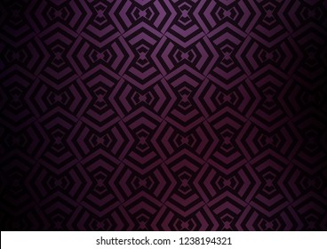 Dark Purple vector texture with colored lines. Glitter abstract illustration with colored sticks. Smart design for your business advert.