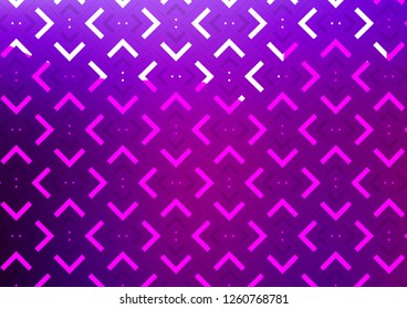 Dark Purple vector texture with colored lines. Blurred decorative design in simple style with lines. Best design for your ad, poster, banner.
