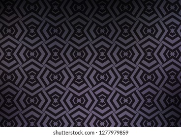 Dark Purple vector texture with colored lines. Shining colored illustration with narrow lines. Pattern for websites, landing pages.