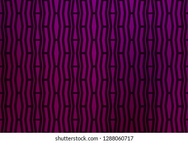 Dark Purple vector texture with colored lines. Lines on blurred abstract background with gradient. The pattern can be used for websites.