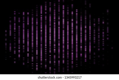 Dark Purple vector texture with colored lines. Shining colored illustration with narrow lines. Pattern for business booklets, leaflets.