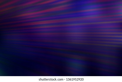 Dark Purple vector texture with colored lines. Glitter abstract illustration with colorful sticks. Smart design for your business advert.