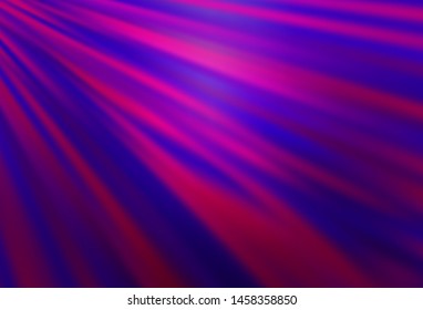 Dark Purple vector texture with colored lines. Blurred decorative design in simple style with lines. Pattern for ads, posters, banners.