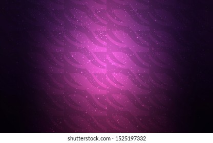 Dark Purple vector texture with colored lines. Colorful shining illustration with lines on abstract template. Smart design for your business advert.