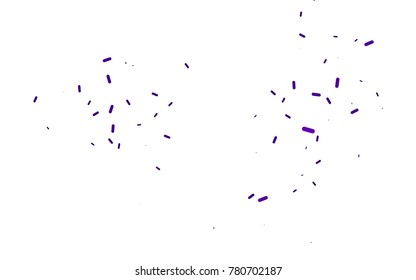 Dark Purple vector texture with colored capsules. Shining colored illustration with rounded stripes. The template can be used as a background.