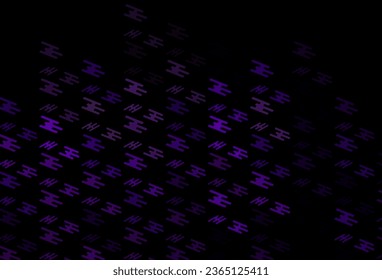 Dark Purple vector texture with colorful lines. Shining colored illustration with narrow lines. Best design for your ad, poster, banner.