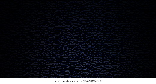 Dark Purple vector texture with curves. Gradient illustration in simple style with bows. Best design for your posters, banners.